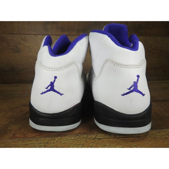 Nike Air Jordan 5 Retro 440889-141 Dark Concord 2022 Size 2.5Y White Purple - Picture 4 of 8